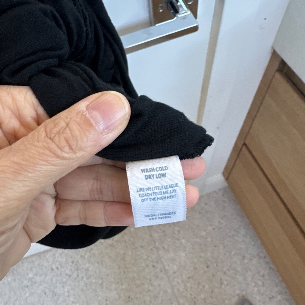 Marine Layer Black Fitted Dress Women's S - Picture 4 of 5